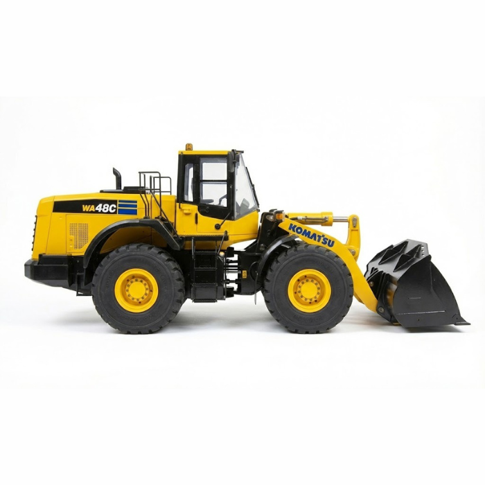 Miniatura Pá Carregadeira Komatsu WA480 - Escala 1/14 (Controle Remoto)