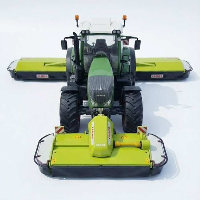 Conjunto Trator Agrícola com Segadeiras "Butterfly" - Escala 1/14 (Controle Remoto)