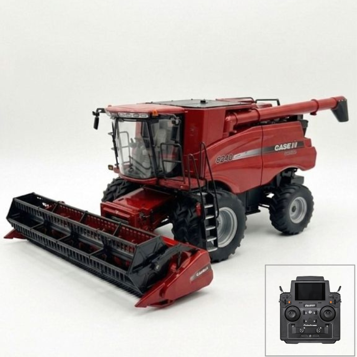 Miniatura Colheitadeira Case IH Axial-Flow 8240 - Escala 1/16 (Controle Remoto)