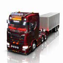 Scania 770S 6x4 Baú com LED Customizado (Controle Remoto)
